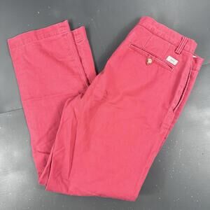 Polo Ralph Lauren Pants Mens 33x32 Light Red Bedford Chino Classic Twill EUC